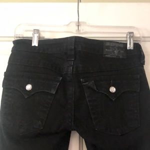 True religion size 27 black jeans
